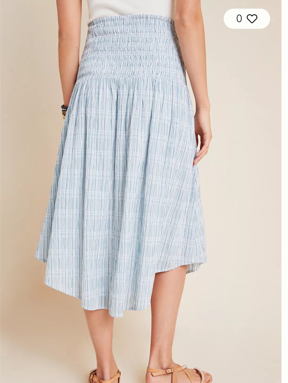 EUC - Maeve by Anthropologie Karyn Smocked Midi Skirt - Size: Small - Picture 2 of 5